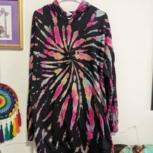 No Boundaries Dark Tie-Dye Hoodie